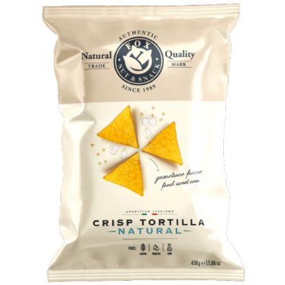 Picture of PATATINE TORTILLAS 450gr 6pz CHIPS NATURAL - aperitivo
