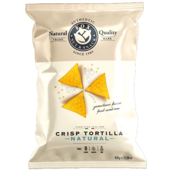Picture of PATATINE TORTILLAS 450gr 6pz CHIPS NATURAL - aperitivo