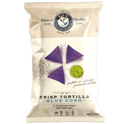 Picture of PATATINE TORTILLAS 300gr 6pz BLUE CORN - aperitivo