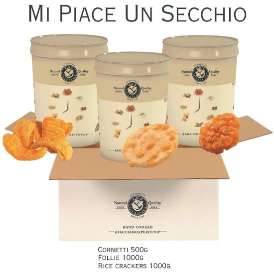 Picture of PATATINE MIX 3pz MI PIACE UN SECCHIO - aperitivo