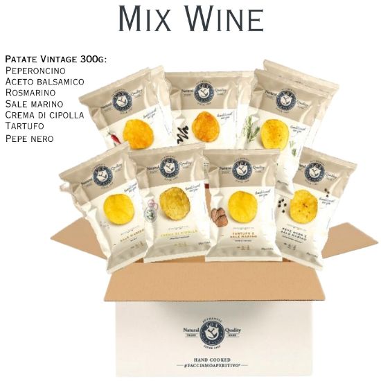 Picture of PATATINE VINTAGE MIX 7pz MIX WINE - aperitivo