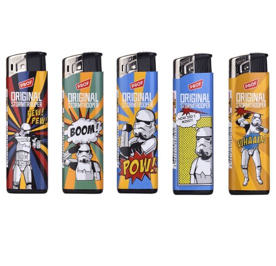 Immagine di ACCENDINO PROF ELETTRONICO 50pz STORMTROOPER