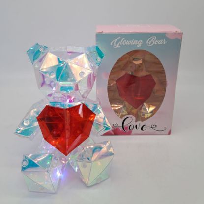 Immagine di LAMPADA LED ORSO CON CUORE 11X10X13cm