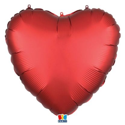 Immagine di PALLONCINI 152cm CUORE ROSSO SATIN MYLAR
