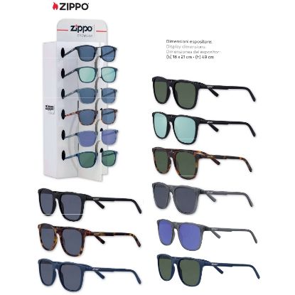 Picture of OCCHIALI SOLE ZIPPO 9pz EXPO PRE-PACK + EXPO DA BANCO OMAGGIO
