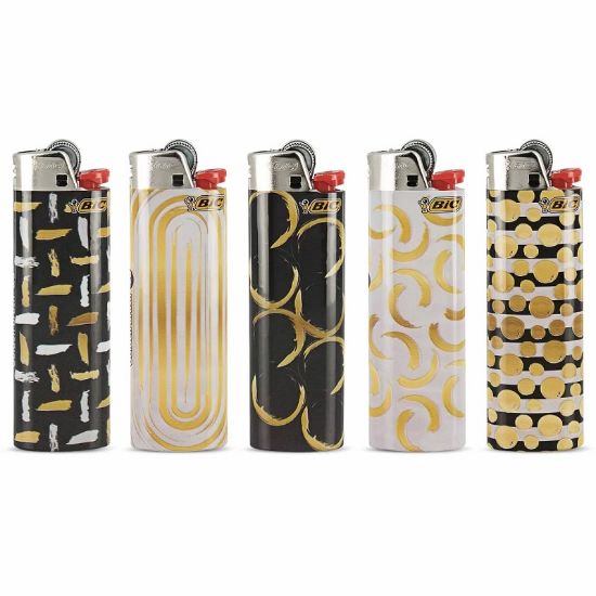 Immagine di ACCENDINO BIC MAXI J26 PIETRINA 50pz GOLDEN BRUSH