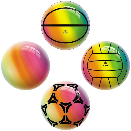 Immagine di PALLONE SPORT RAINBOW 1pz 140 SGONFIO