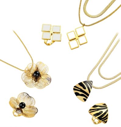 Picture of PARURE COLLANA + ANELLO DONNA NAVIGARE 6pz + SCATOLA REGALO - W2026