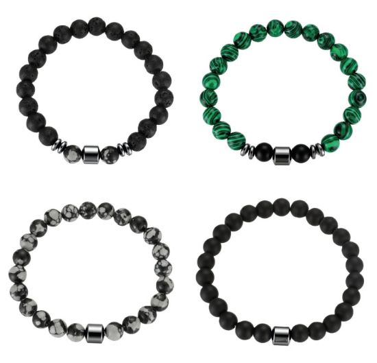 Immagine di BRACCIALE UOMO NAVIGARE 4pz ASSORTITI + SCATOLA REGALO - W2026