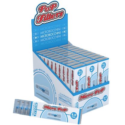 Immagine di BOCCHINI MICRO POP FILTERS 8mm 30x10pz BLU REGULAR