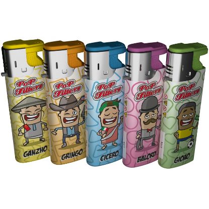 Immagine di ACCENDINO POP FILTERS TURBO 50pz FUNNY WORLD
