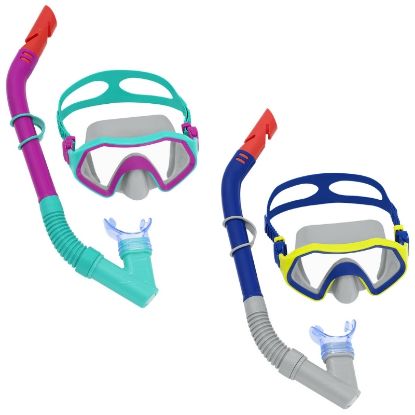 Immagine di NUOTO MASCHERA CON BOCCAGLIO 7-14anni 1pz LENTI POLICARBONATO UV