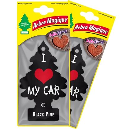 Immagine di DEODORANTE AUTO ARBRE MAGIQUE 1x2pz BIPACK BLACK PINE