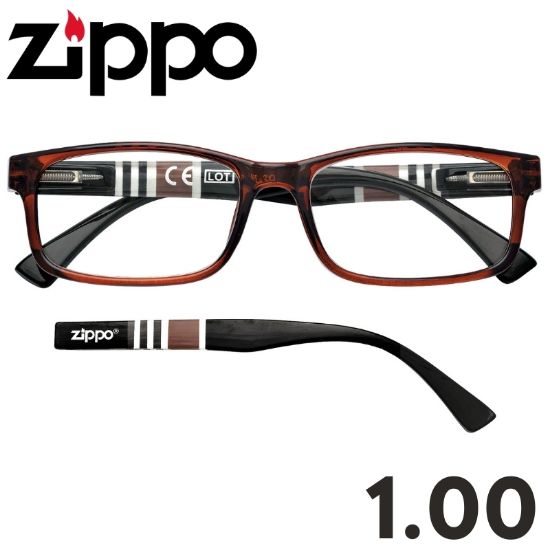 Picture of OCCHIALI GRAD. ZIPPO (da 1.00) 1pz - 31Z-B25-BRO100