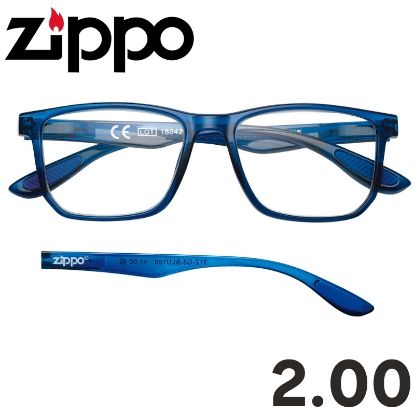 Picture of OCCHIALI GRAD. ZIPPO (da 2.00) 1pz - 31Z-G8-BLU200