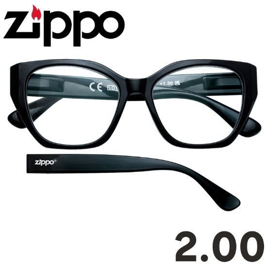Picture of OCCHIALI GRAD. ZIPPO (da 2.00) 1pz - 31Z-G9-BLK200