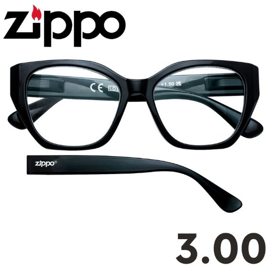 Picture of OCCHIALI GRAD. ZIPPO (da 3.00) 1pz - 31Z-G9-BLK300