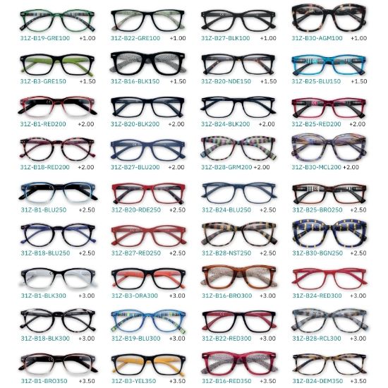 Picture of OCCHIALI GRAD. ZIPPO (da 1.00 a 3.50) 36pz SENZA EXPO - 31Z-P-36BB