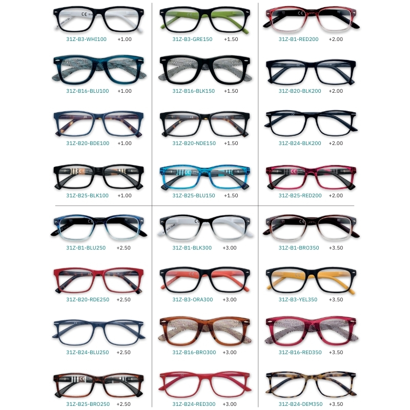 Picture of OCCHIALI GRAD. ZIPPO (da 1.00 a 3.50) 24pz EXPO DA BANCO - 31Z-PD-24H