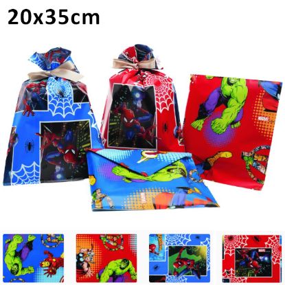 Picture of BUSTA REGALO CELLO DECOR MARVEL 20x35cm 50pz