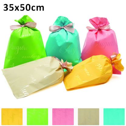 Immagine di BUSTA REGALO CELLO DECOR SPRING 35X50cm 50pz