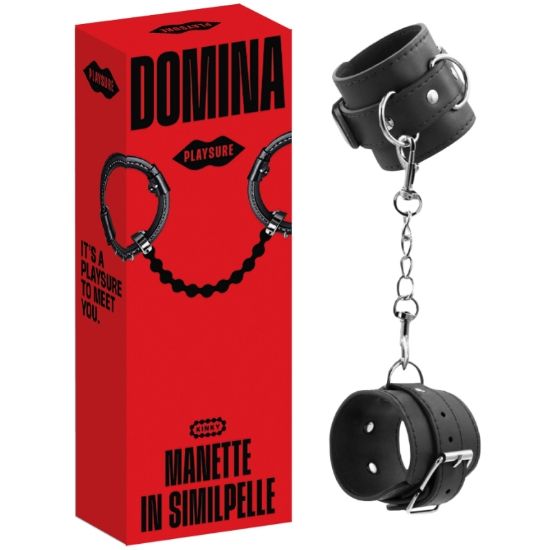 Immagine di SEXY MANETTE SIMILPELLE PLAYSURE DOMINA 1pz