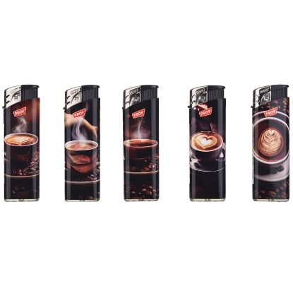 Picture of ACCENDINO PROF ELETTRONICO 50pz CAFFE' - RICARICABILE