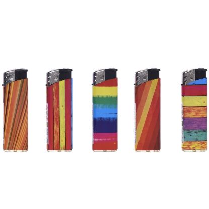 Picture of ACCENDINO PROF ELETTRONICO 50pz RAINBOW - RICARICABILE