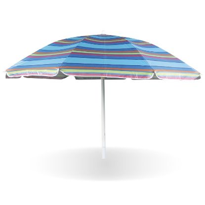 Immagine di OMBRELLONE RICCIONE 200/8 NYLON 12pz AIRVENT FIBERGLASS