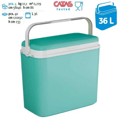 Immagine di FRIGORIFERO PASSIVO 36lt 1pz TURCHESE