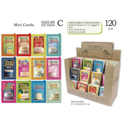 Immagine di BIGLIETTI CROMO MINI CARDS 120pz