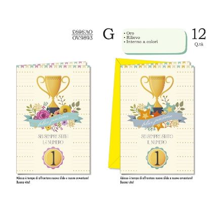 Immagine di BIGLIETTI CROMO PENSIONE 12pz