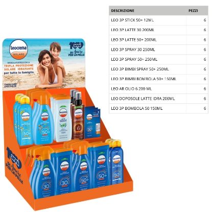 Immagine di SOLARI LEOCREMA EXPO 60pz DA BANCO ASSORTITO - SUMMER 2026