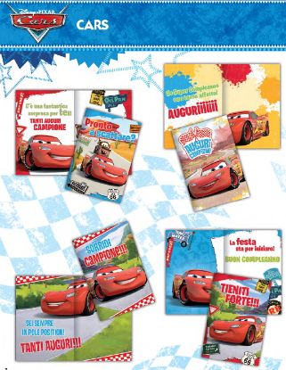 Immagine di BIGLIETTI DISNEY CARS 2    12pz