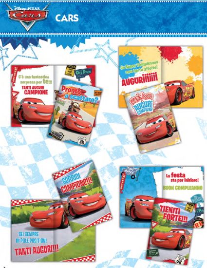 Immagine di BIGLIETTI DISNEY CARS 2    12pz