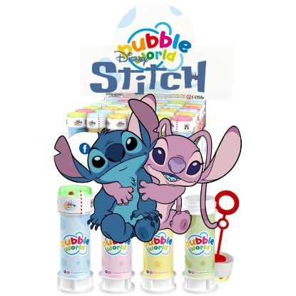 Picture of GIOCHI BOLLE SAPONE CON GIOCO 36pz STITCH+ANGEL