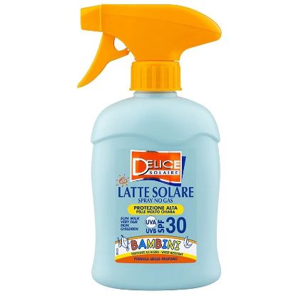 Immagine di SOLARI DELICE LATTE SPRAY 250ml  FP30 UVA bambini