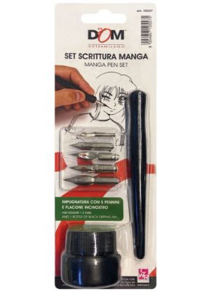 Immagine di SET SCRITTURA MANGA CON PENNINI E INCHIOSTRO