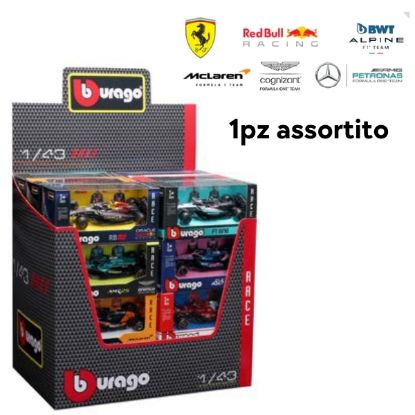 Picture of GIOCHI AUTO 1:43 F1 MIX 1pz MODELLI ASSORTITI