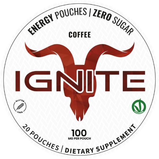 Immagine di IGNITE CAFFEINE ENERGY POUCHES COFFEE 100mg/pouch