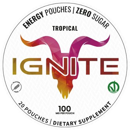 Immagine di IGNITE CAFFEINE ENERGY POUCHES TROPICAL 100mg/pouch