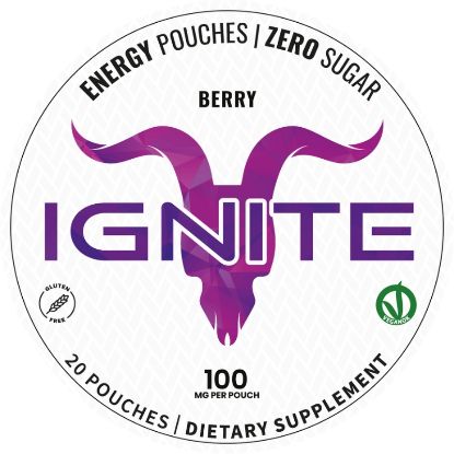 Immagine di IGNITE CAFFEINE ENERGY POUCHES BERRY 100mg/pouch
