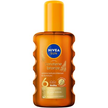 Picture of SOLARI NIVEA OLIO SPRAY 200ml FP6 CAROTENE