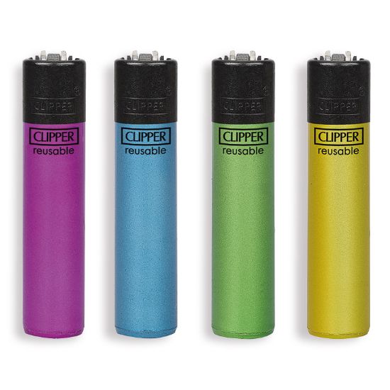 Immagine di ACCENDINO CLIPPER PIETRINA 48pz CRYSTAL FLUO 2