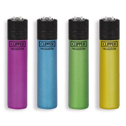 Immagine di ACCENDINO CLIPPER PIETRINA 48pz CRYSTAL FLUO 2