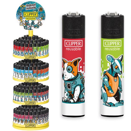 Immagine di ACCENDINO CLIPPER PIETRINA EXPO 192pz - ROBOT EXPO GIREVOLE