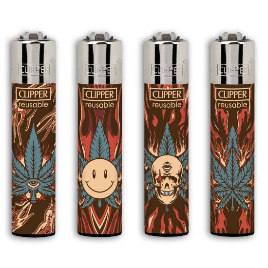 Picture of ACCENDINO CLIPPER PIETRINA 48pz BURNING LEAVES