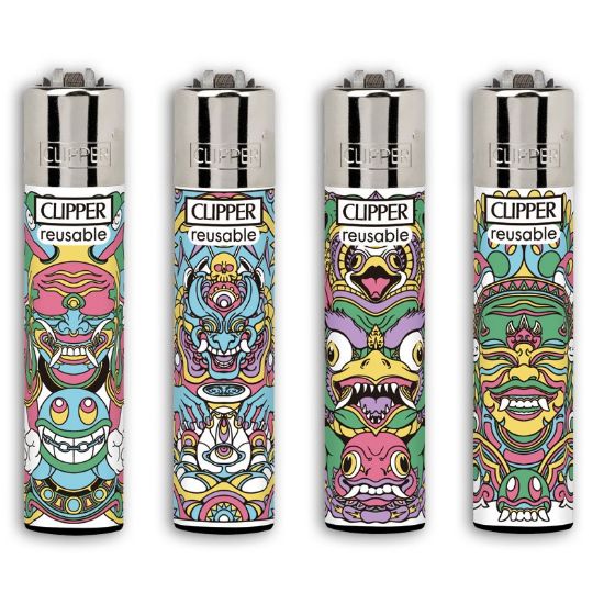 Picture of ACCENDINO CLIPPER PIETRINA 48pz BALINESE MASKS