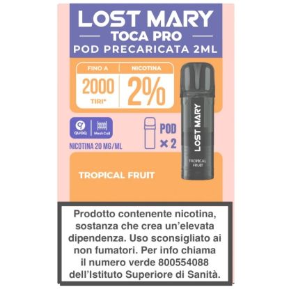 Picture of ELFBAR LOSTMARY TOCA PRO RIC. POD 1x2pz 20mg/ml TROPICAL FRUIT - PLN016121