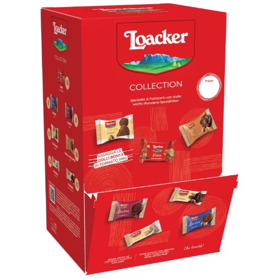 Immagine di LOACKER MINIS 72pz 10g MIX ASSORTITO - BOCCA DI LUPO